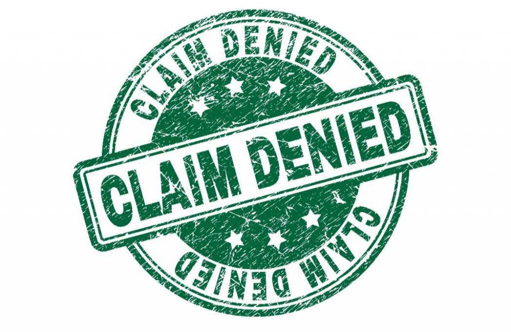 claim denied