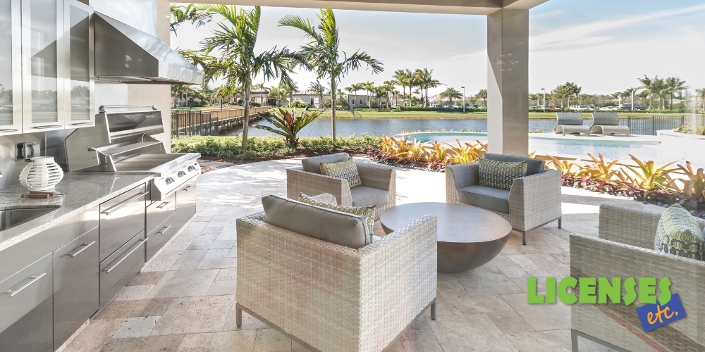 Florida Residential Contractor License - Top Outdoor Kitchen Designs in Florida