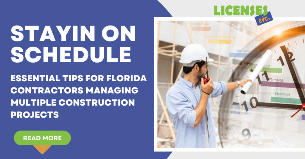 Get Your Florida Contractor License Fast & Stay On Schedule With Tasks