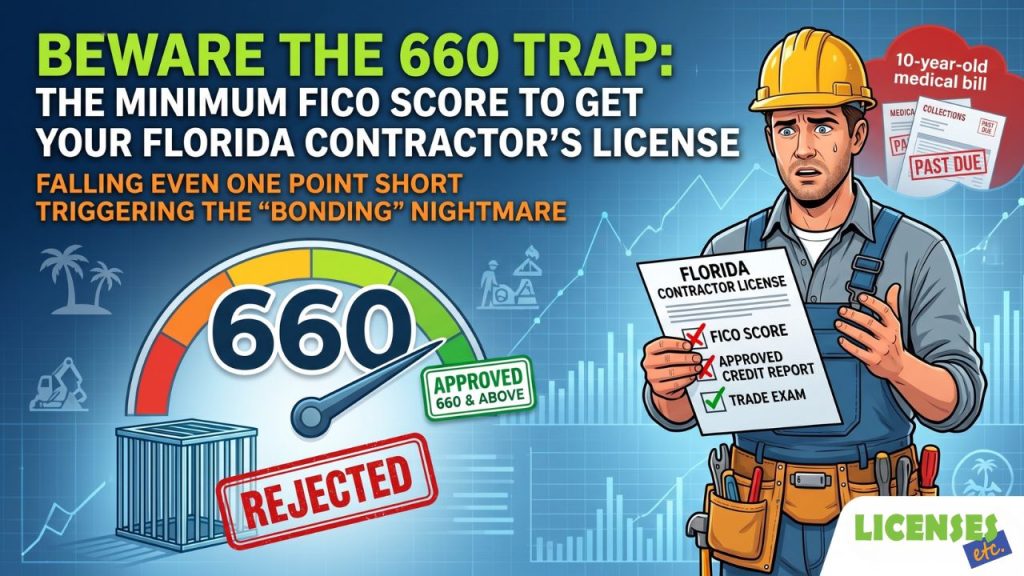 Florida Contractor License Minimum FICO Credit Score Needed